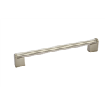 Design-meubelgreep, roestvast staal boog - GRP-STG-A2-GESLEPEN-224MM