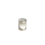 Knop, roestvast staal cilindrisch - MEUBELKNOP 15X26MM     RVS A2 GEB