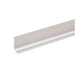 Aluminium greeplijst, L-vorm, horizontaal