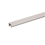 Aluminium greeplijst, type OV, lichtprofiel ond - GREEPLIJST-ALU-TYP-OV-LU-A2/FI