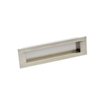 Komhandgreep, zinkspuitgietwerk, breed - MEUBELGR-INFREES-ZD/VN-GEBORST.-160MM