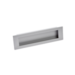 Komhandgreep, zinkspuitgietwerk, breed - MEUBELGR-INFREES-ZD/ALU FINISH-160MM