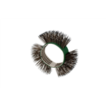 Fijne borstelband - BORSTELBAND 23MM FIJN GROEN