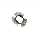 Grove borstelband - BORSTELBAND 11MM GROF ZWART