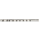 Rek 1/4 inch - KLEMLIJST 1/4",  430 MM