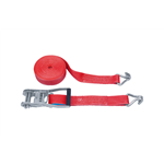 Spanband met standaard ratel en dubbele haken TÜV - SPANBAND GESL.HAAK-5T-B50MM-