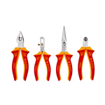VDE-tangen assort. met striptang, 2C-greep - VDE TANGENASSORTIMENT  4 DLG