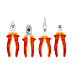 Assortiment VDE-tangen + kabelknipper 2C-greep - VDE TANGENSET