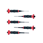 Pendrijver assortiment met 2-componentenhandgreep, 5-delig - SPLITPENDREVELSET, 