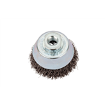 Komborstel gemaakt van gegolfd staaldraad - POTBRSH-AG-WAVED-ST-D60MM