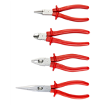 VDE-tangassortiment met ronde neus 1-componentgreep - VDE-TANGENSET, 4-TLG