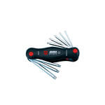 Set Torxsleutels, inklapbaar - HOEKSCHROEVENDRAAIERSET, TX, 8-TLG