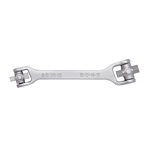 Sleutel oliecarterplug 8-in-1 - MOERSLEUTEL OLIEAFTAPSCHROEF- 8-IN-1