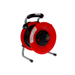 Kunststof kabelhaspel, rubberen kabel H05RR-F - KABELHASPEL 25M. RUBBER      1,5