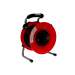 Kunststof kabelhaspel, rubberen kabel H05RR-F - KABELHASPEL 40M. RUBBER      2,5
