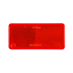 Vierkante reflector, zelfklevend - REFLECT RECHTH.ZELFKL.94X44MMROOD
