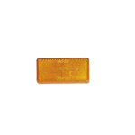 Vierkante reflector, zelfklevend - REFLECTOR RECHTH.ZELFKL94X44 ORANJE