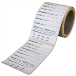 Labelsticker voor wielen en banden - BANDENLABEL ONBEDRUKT 100 STUKS