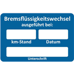 Sticker klantenservice - SERVLBL-BRAKELIQUID-CHANGE-250PCS