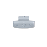 Zink slagbalanceergewicht alu. velg type 63 - ECO ZINK ALU VELG GECOAT-30G