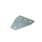 VARIFIX vlakke verbinder, T-vorm, 5 ronde gaten - FLCON-T-PRFL41-5RDHO