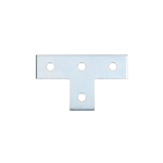 VARIFIX vlakke verbinder, T-vorm, 4 ronde gaten - FLCON-T-PRFL36-4RDHO