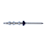 Stokschroef voorgemonteerd type 2 - STOKSCHROEF-BUITEN6KANTSW7-A2/70-M10X200