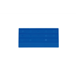 Blanco label met groeven, bebording - LBL-GRVD-BLUE