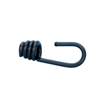 Spiraalhaak voor expanderkabel - HOK-SPIRAL-(PLA-COAT)-BLACK-D10MM