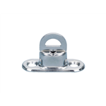 Draai-vergr.bevest. met ovale ogen 22,5 x 13,5 mm - DRAAISLUITING MESSING T.B.V.