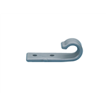Dekzeilhaak open - HOK-TARPA-PLA-SILVER-66X20MM