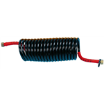 Luchtspiraalslang universeel - SPRLAIRPIP-UNI-PA-BLACK/RED-4,5M