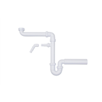 Ruimtebesparende combinatie voor wastafels - DRN-SNK-SPACESAVING-1 1/2IN-DN50