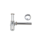 Bekersifon standaard, verchroomd - DRNWB-BTLSIPH-STRD-(CR)-1 1/4INX32MM