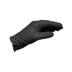 Wegwerphandschoen nitril zwart poedervrij - HANDSCHOENEN-NITRIL-ZWART-L