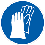Gebruik handbescherming (pictogram) - BORD-VEILIGHEIDSHANDSCH-VERPLICHT-200MM