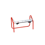 Tafelrolhouder voor reinigingspapier - CLNPAPHOLD-METAL-TABLE-RED