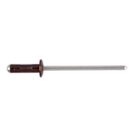 Aluminium blindklinknagel met platbolkop bruin/A2 - BLKNAG-CK-ALU/A2-BR-ELOX-(1,