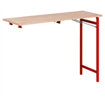 Werktafel serie 5 ORSY BULL met inklapbare poot - WERKPLAAT,  SERIE 5,  1200X500