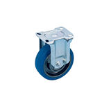 Rubber wiel met stijve houder - BOKWIEL M OPSCHRPLAAT D=100 150KG