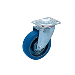Rubber wiel met draaibare houder - RUBBER WIEL-DRAAIBARE HOUDER-D-160 300KG
