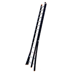 Tweedelige aluminium schuifladder, breed model - WURTH OPSTEEKLADDER BREED-2X12-