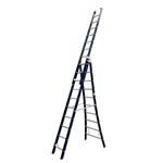 Driedelige staande ladder Reform - WURTH REFORMLADDER-3X10 TREDEN-308/665CM