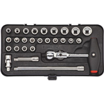 1/4 inch dopsleutels assortiment, 27-delig - 1/4 INCH DOPSLEUTE ASSORTIMENT 27DL