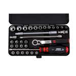1/4 inch dopsleutels assortiment, 32-delig - DOPSLEUTELSET 1/4  6-KT. 32-DLG.