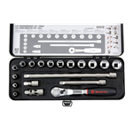 3/8 inch dopsleutel assortiment 19-delig - DOPSLEUTELSET 3/8  6-KT. 19-DLG.