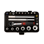 Assortiment multidopsleutels 1/4 inch mini - MULTIDOPPENSET MINI 1/4 23-DLG