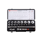 Assortiment dopsleutels 1/2 inch, 21-delig - DOPSLEUTELSET 1/2 AANSL.21 DLGINCH