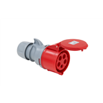 CEE-connector 400 V, 6 H ELMO - CUPL-CEE-RED-5POL-32A-400V-IP44-TURBO