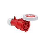 CEE-connector 400 V, 6 H - CUPL-CEE-RED-5POL-16A-400V-IP67